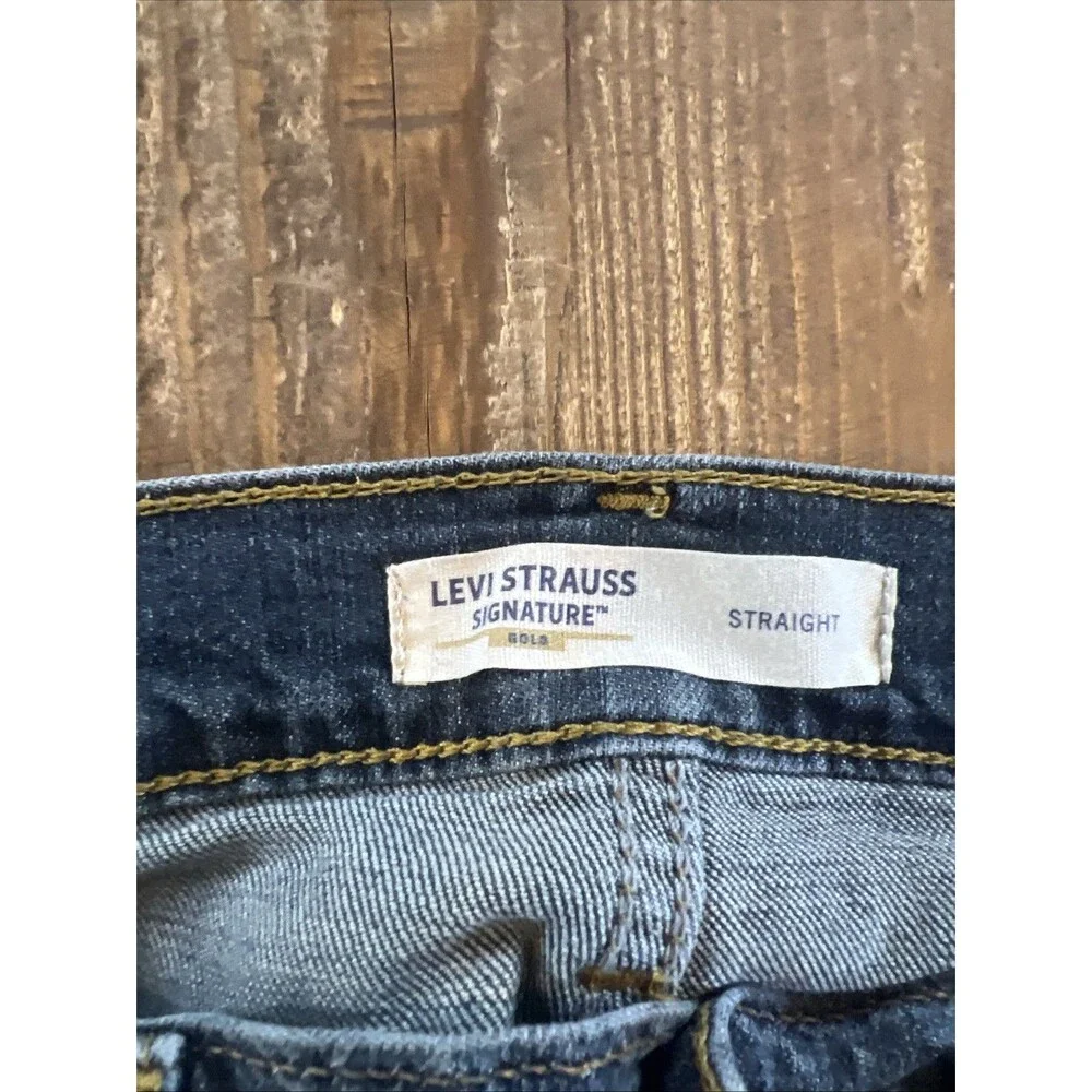 Signature by Levi Strauss & Co. Gold Label Men’s Straight Fit Jeans Denim 32x30